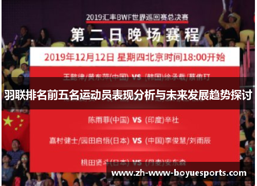 羽联排名前五名运动员表现分析与未来发展趋势探讨